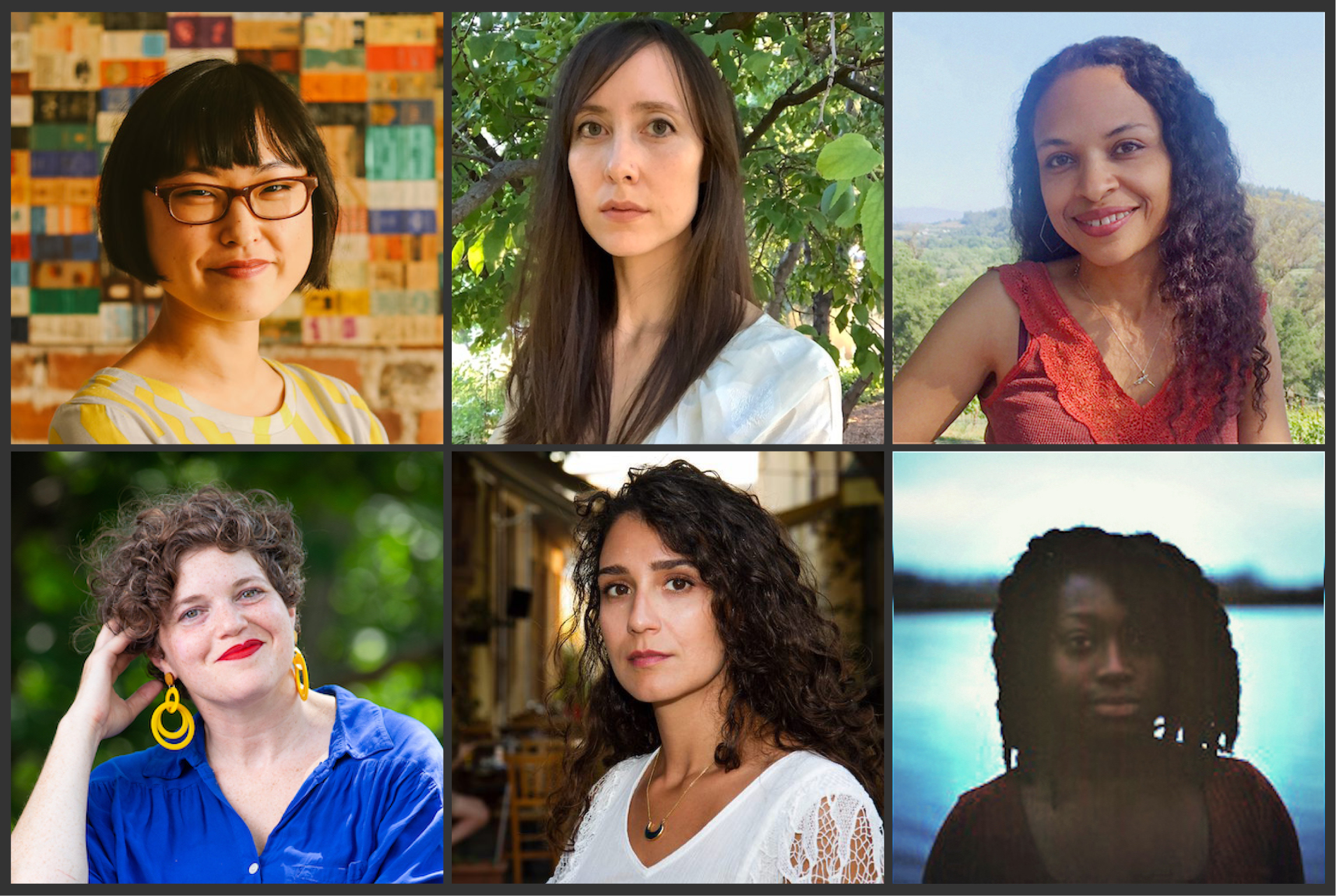 A photo grid of the winners of the Rona Jaffe Award