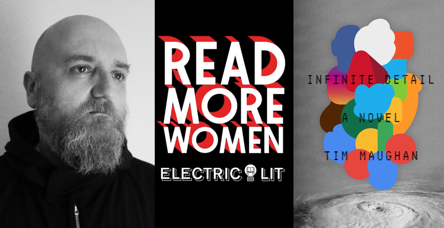 Tim Maughan, his book Infinite Detail, and the Read More Women logo